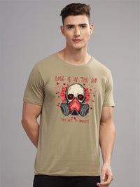 ADRO Men Graphic Printed Round Neck Cotton T-shirt