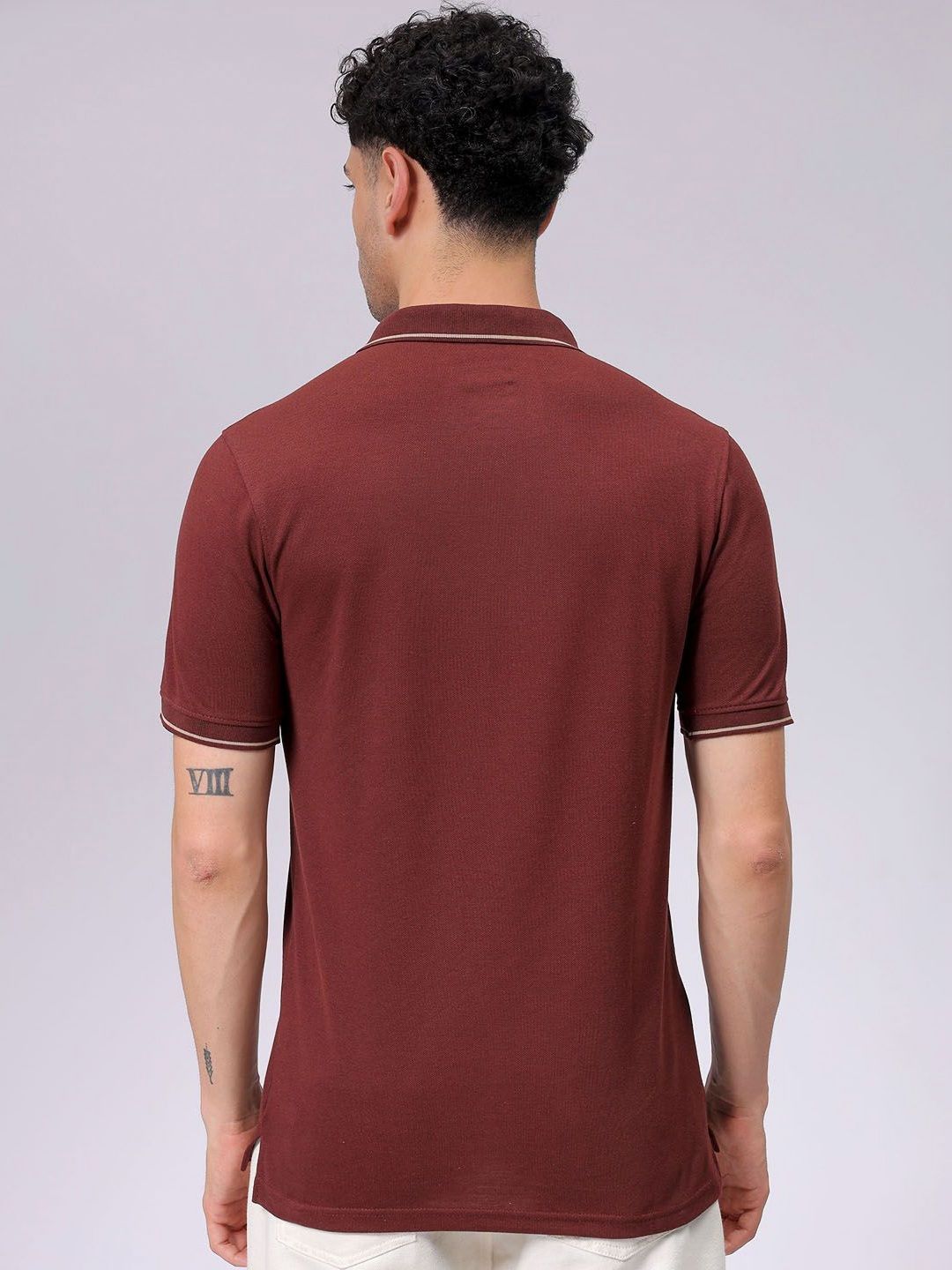 The Indian Garage Co Men Polo Collar Pockets T-shirt