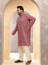 SOJANYA PLUS Motif Etnik Lelaki Bercetak Kurta