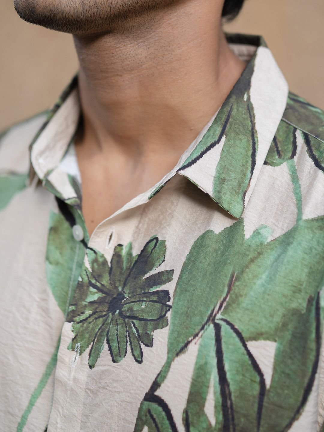 Powerlook SS25 Floral Printed Casual Shirt