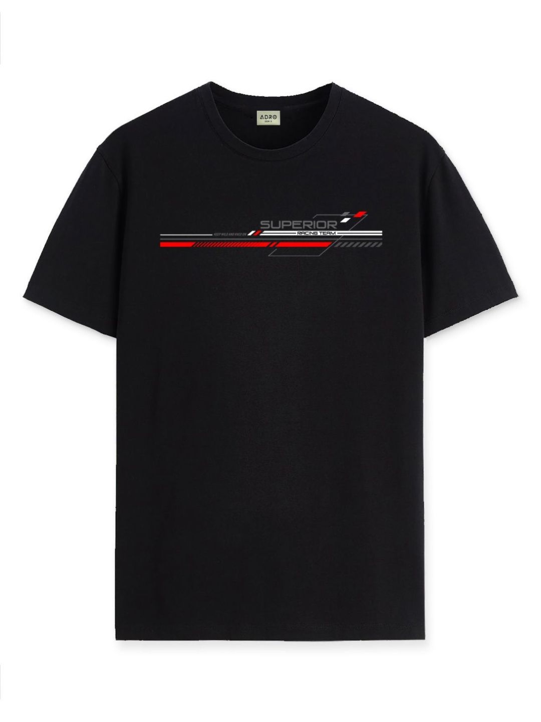 ADRO Men Graphic Printed Round Neck Cotton T-shirt