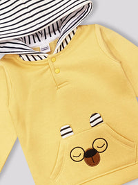 Moms Love Infant Boys Pure Cotton Hooded Sweatshirt With Joggers