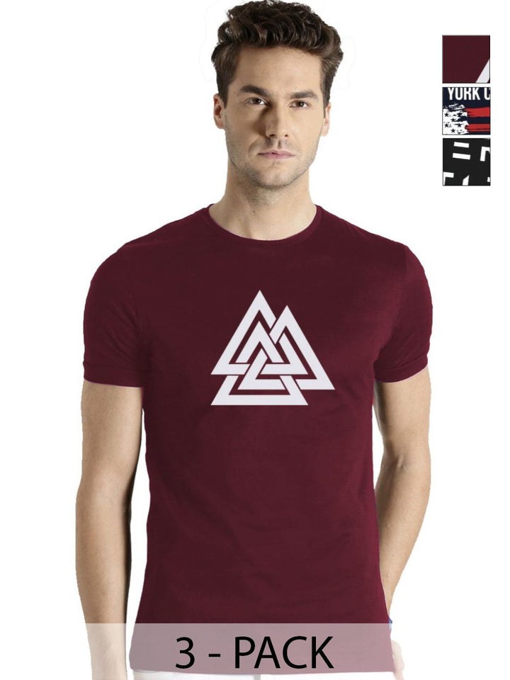 ADRO Men Printed T-shirt