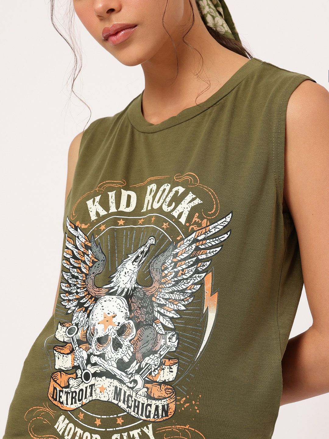 DressBerry Artful Attire Printed T-shirt