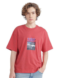 RARE RABBIT Printed Baggy T-shirt