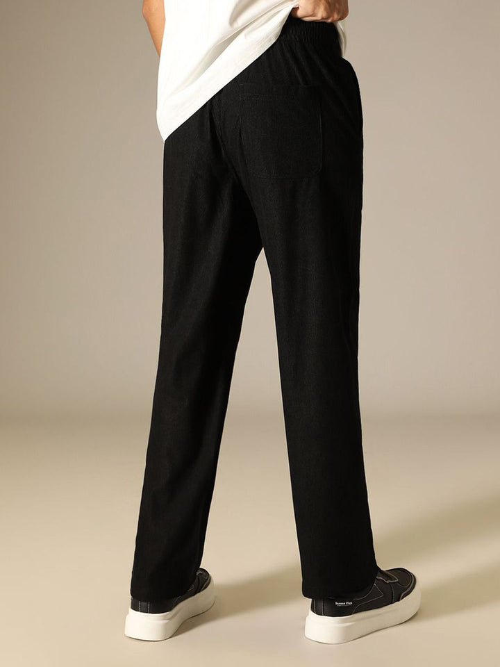 Banana Club Men Classic Corduroy Pleated Trousers