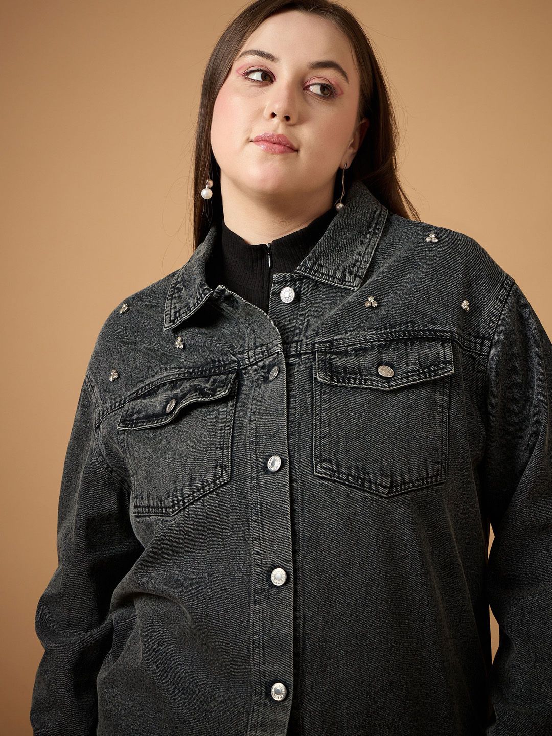 SASSAFRAS Curve Women Denim Jacket