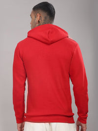 ADRO Men Graphic Printed Hood Cotton Pullover Sweatshirt