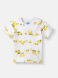Nauti Nati Boys 2 Printed Bio Finish T-shirt