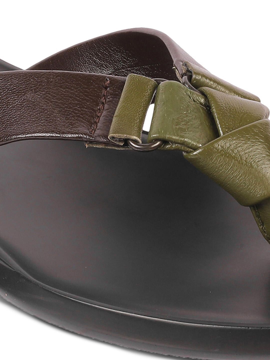Mochi Men Leather Comfort Sandals