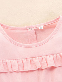YK Girls Solid Basic Jumpsuit