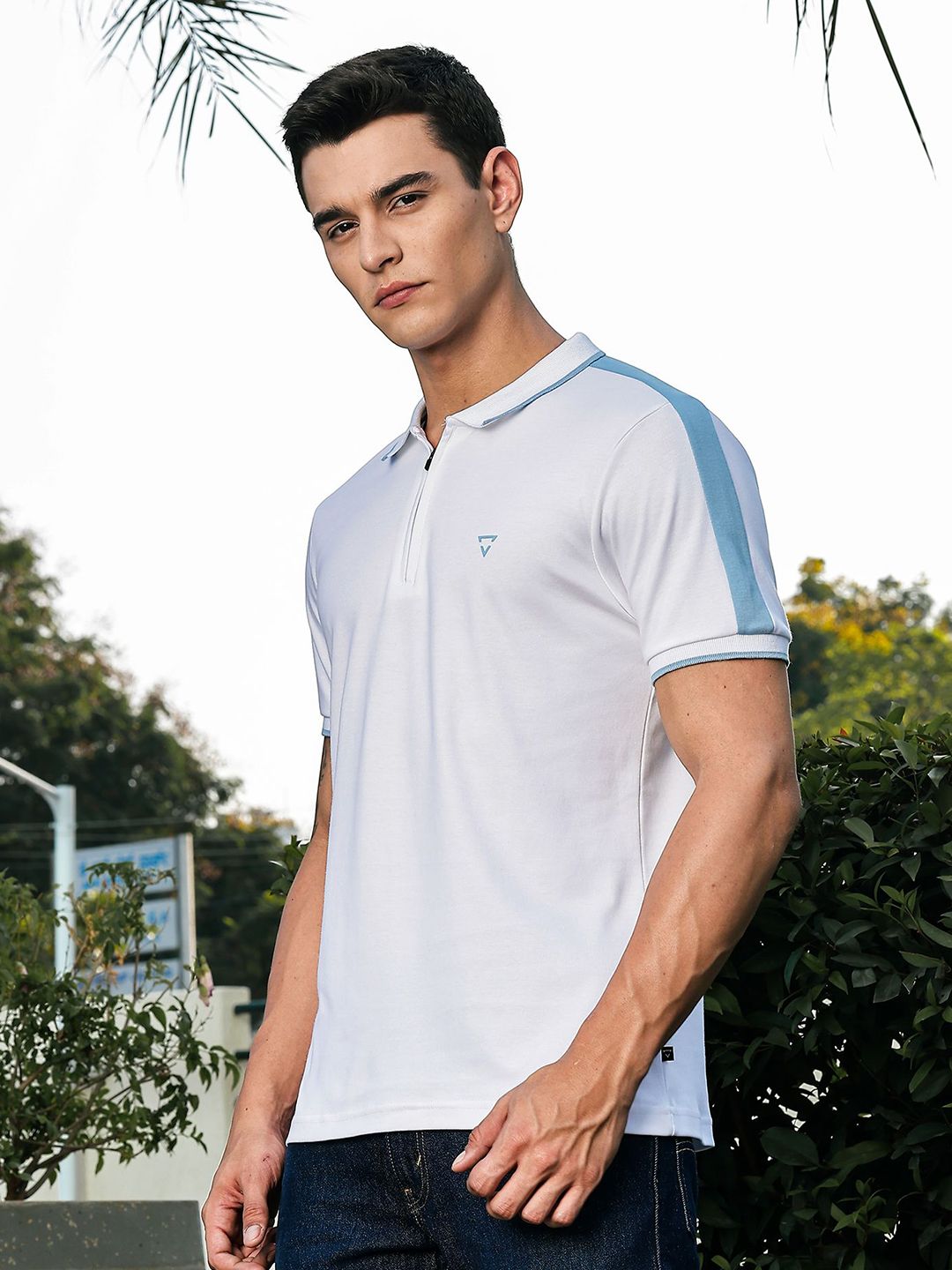 Thomas Scott Polo Collar Cotton T-shirt