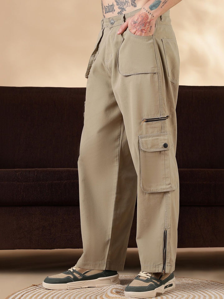 Eszett Men Easy Wash Cargos Seluar