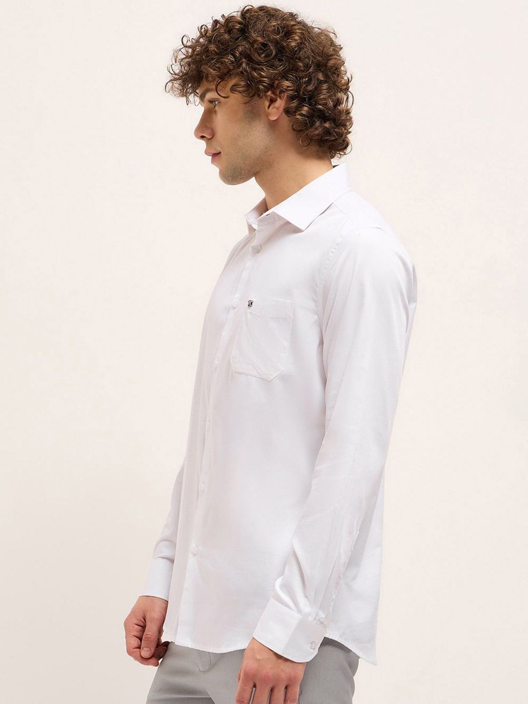 THE BEAR HOUSE Men Tailored Fit Opaque Formal Shirt