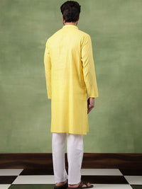SOJANYA Kurta Berjalur Lelaki