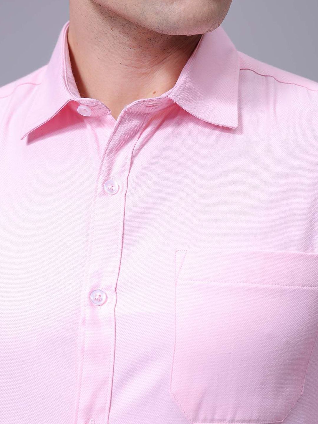 The Indian Garage Co. X Luxe Men Slim Fit Cutaway Collar Solid Formal Shirt