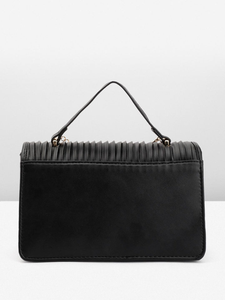 DressBerry Textured Structured Satchel