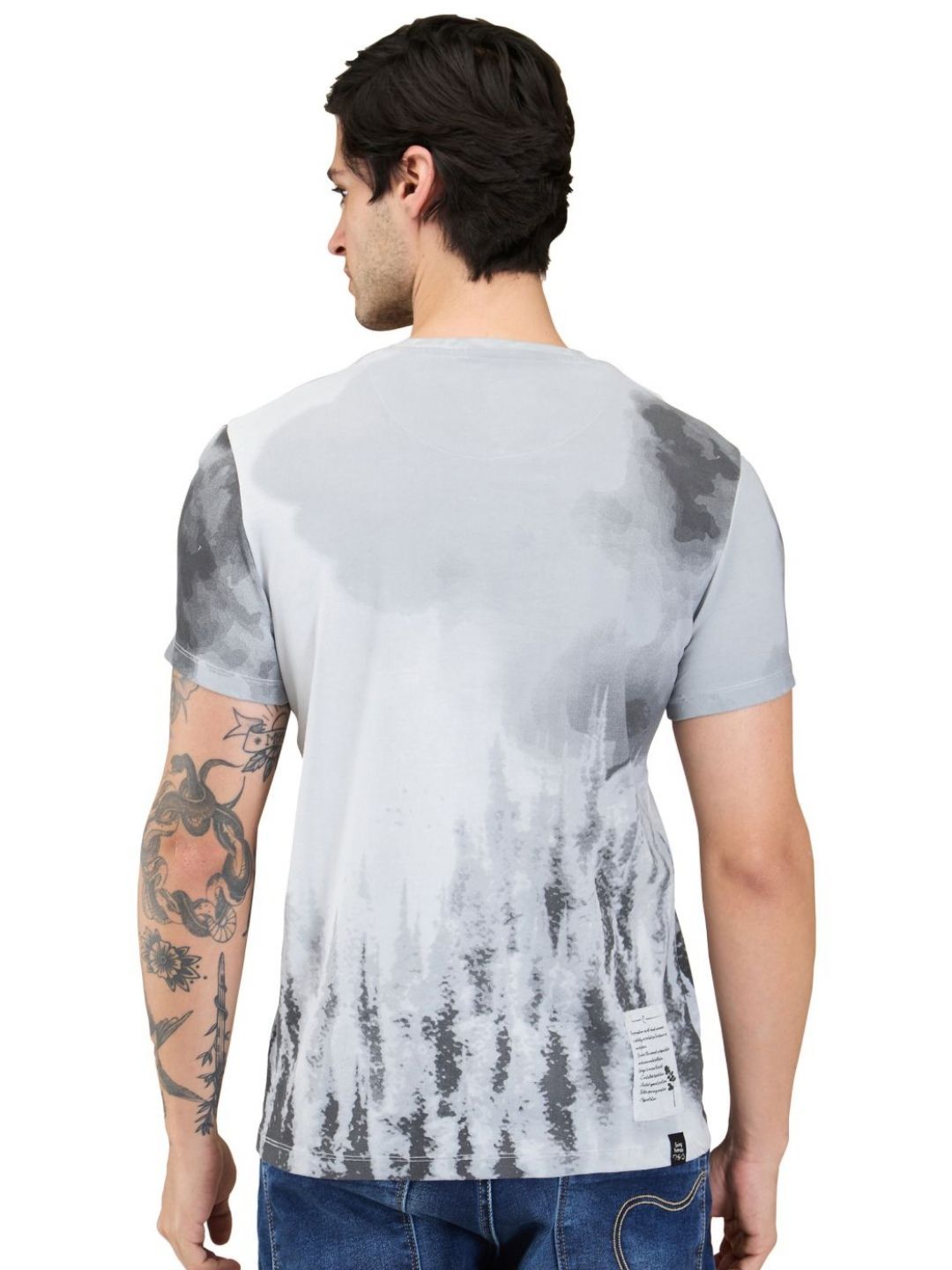 Being Human Men Printed Slim Fit T-shirt