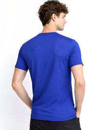 ADRO Cross Typography Printed Round Neck Lengan Pendek Cotton T-shirt