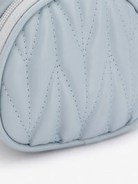 DressBerry Quilted Handheld Bag with Detachable Sling Strap