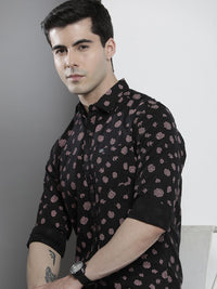 The Indian Garage Co Pure Cotton Regular Fit Printed Casual Shirt
