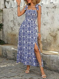 all about you Women Ethnic Motifs Printed Fit & Flare Maxi Dress