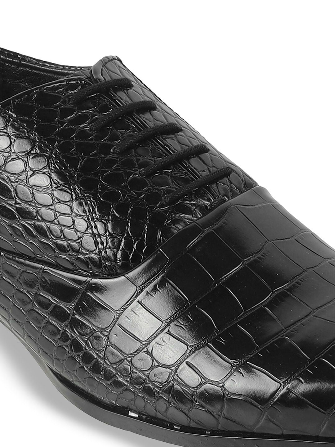 Metro Men Textured Formal Oxfords
