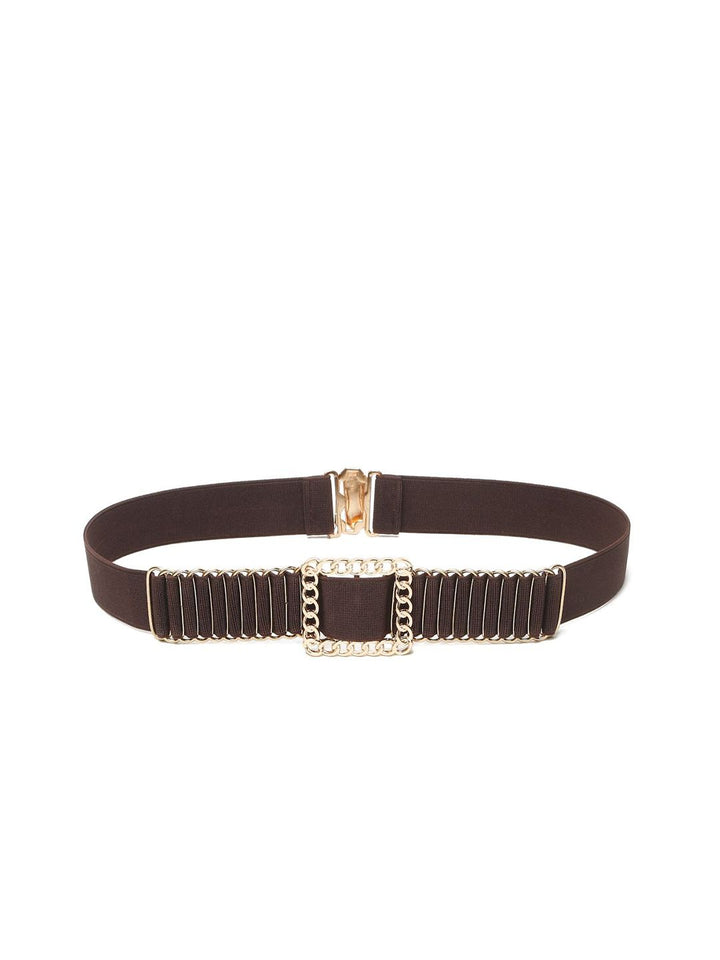 Teakwood Leathers Women Stretchable Interlock Belt