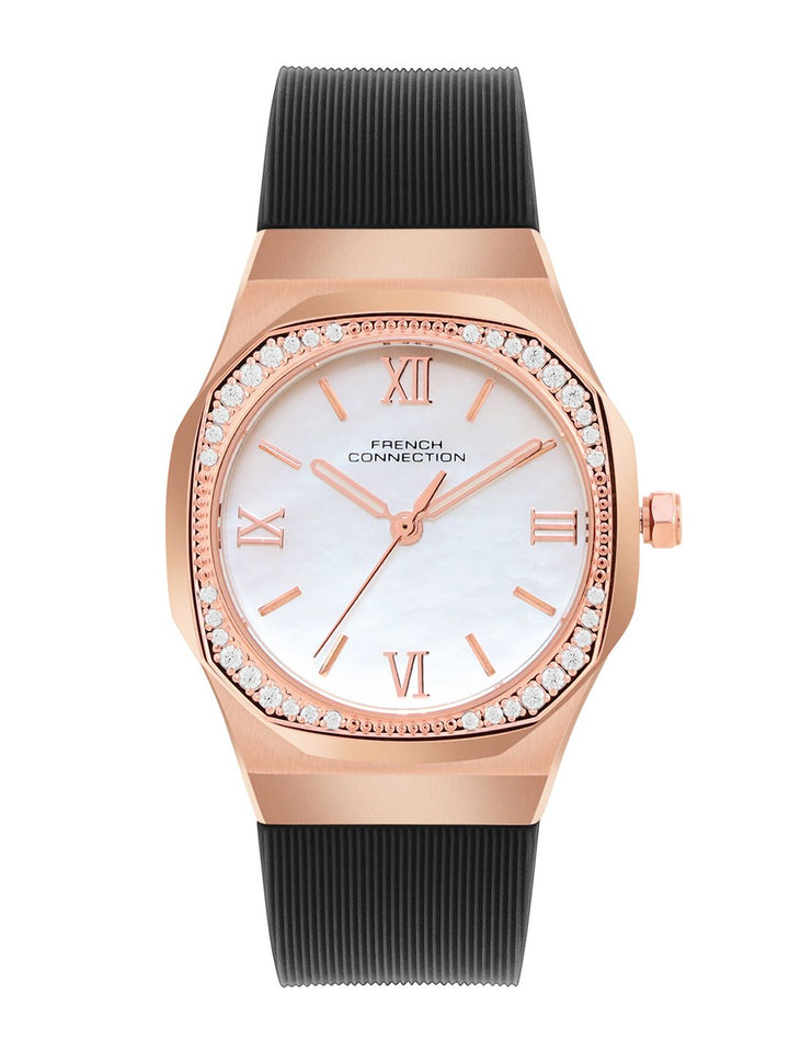 French Connection Women Dial & Bracelet Style Straps Analogue Watch FCH002BL-R