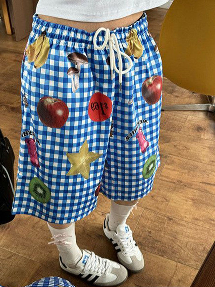 Women Dressberry dicetak seluar joggers