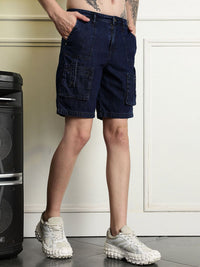 Eszett Men Baggy Seluar Denim Pertengahan Bertingkat Baggy
