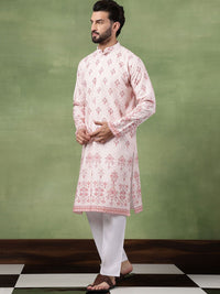 SOJANYA Men Ethnic Motifs Embroidered Kurta