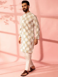 Anouk Men Ethnic Motifs Printed Regular Kurta with Pyjamas
