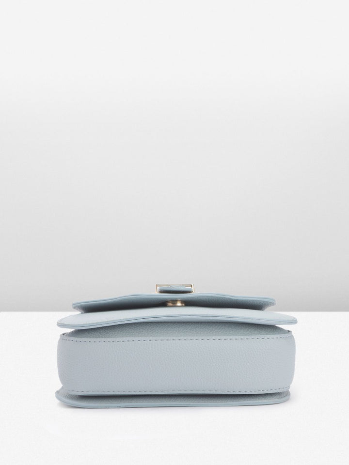 DressBerry Textured Structured Satchel Bag