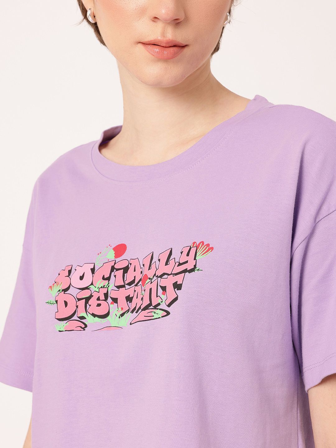 DressBerry City Cool Printed Boxy T-shirt