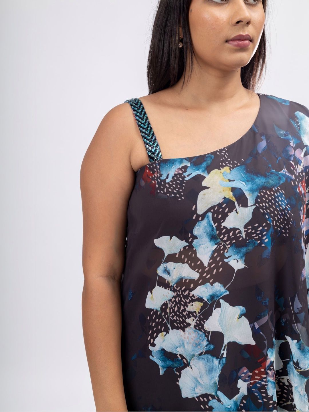 Mamicha Printed One Shoulder Top & Trousers Co-Ords