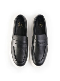 MONKSTORY Sneakers Slip-On Chunky Luxe - Hitam Diraja