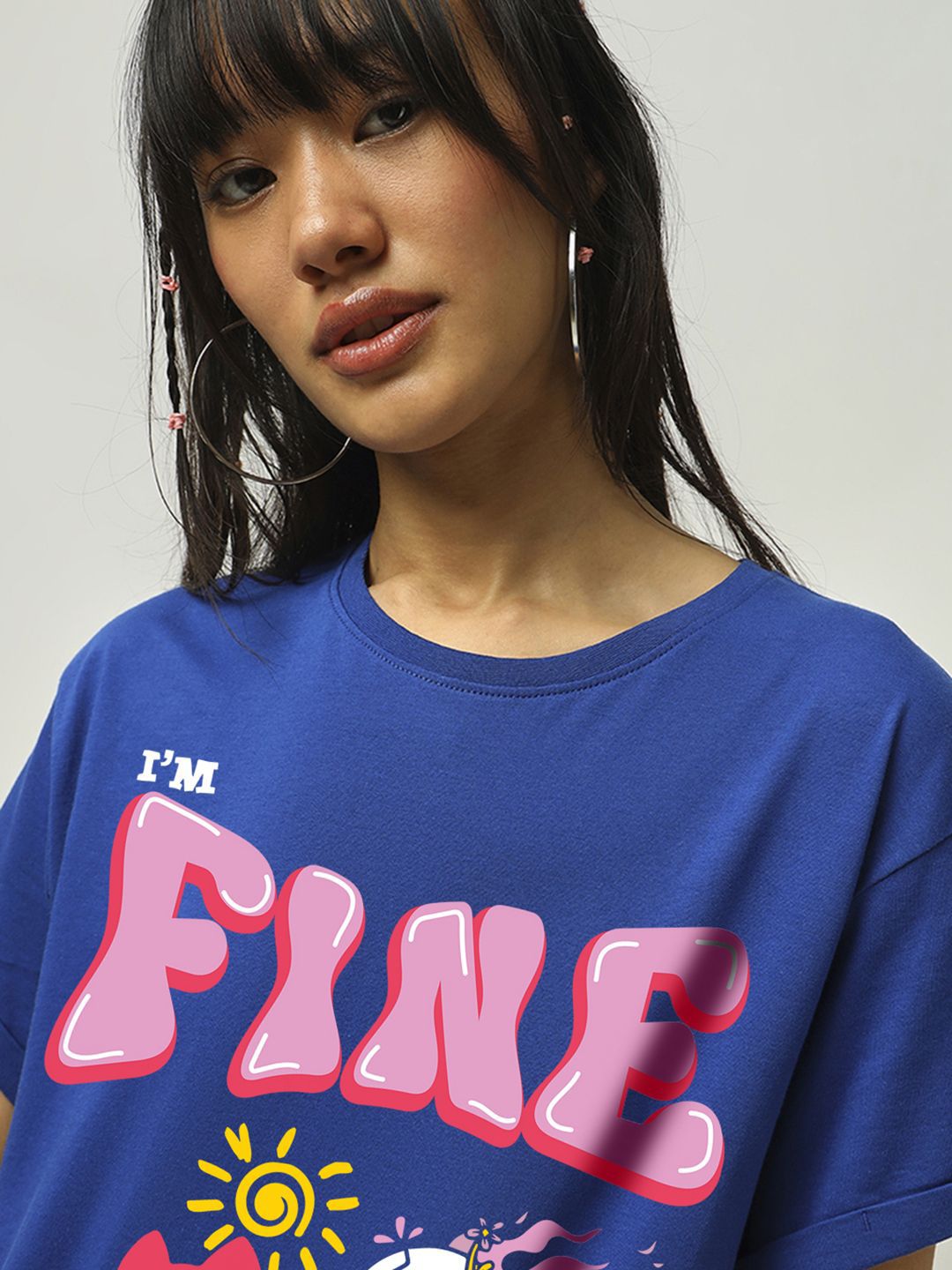 T-shirt dicetak wanita bewakoof