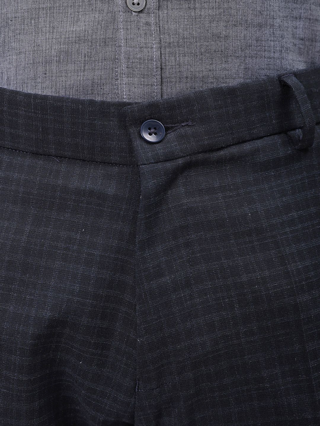 The Indian Garage Co. X Luxe Men Checked Formal Trousers