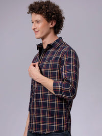 The Indian Garage Co Men Opaque Checked Cotton Casual Shirt