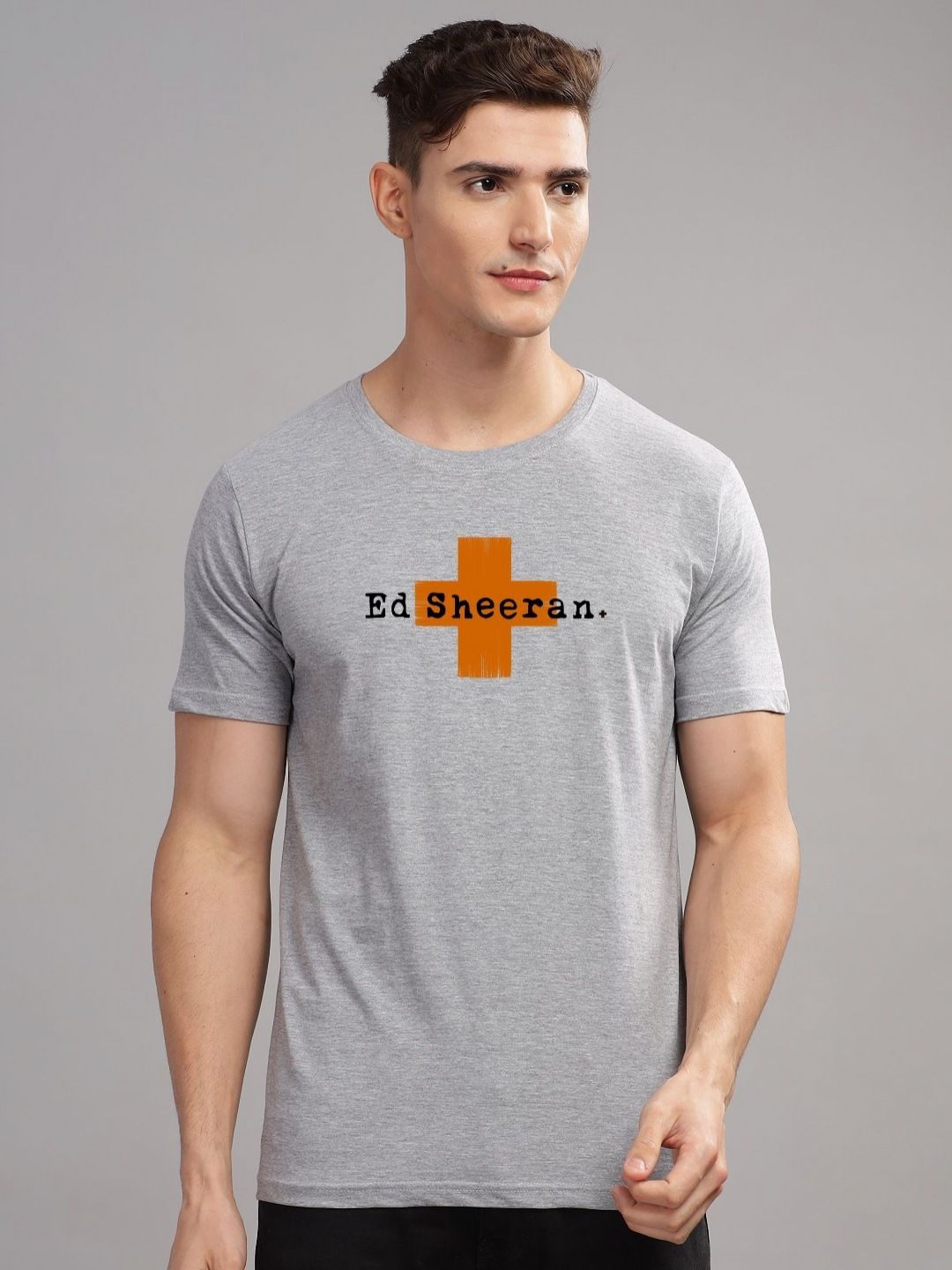 ADRO Men Graphic Printed Round Neck Cotton T-shirt