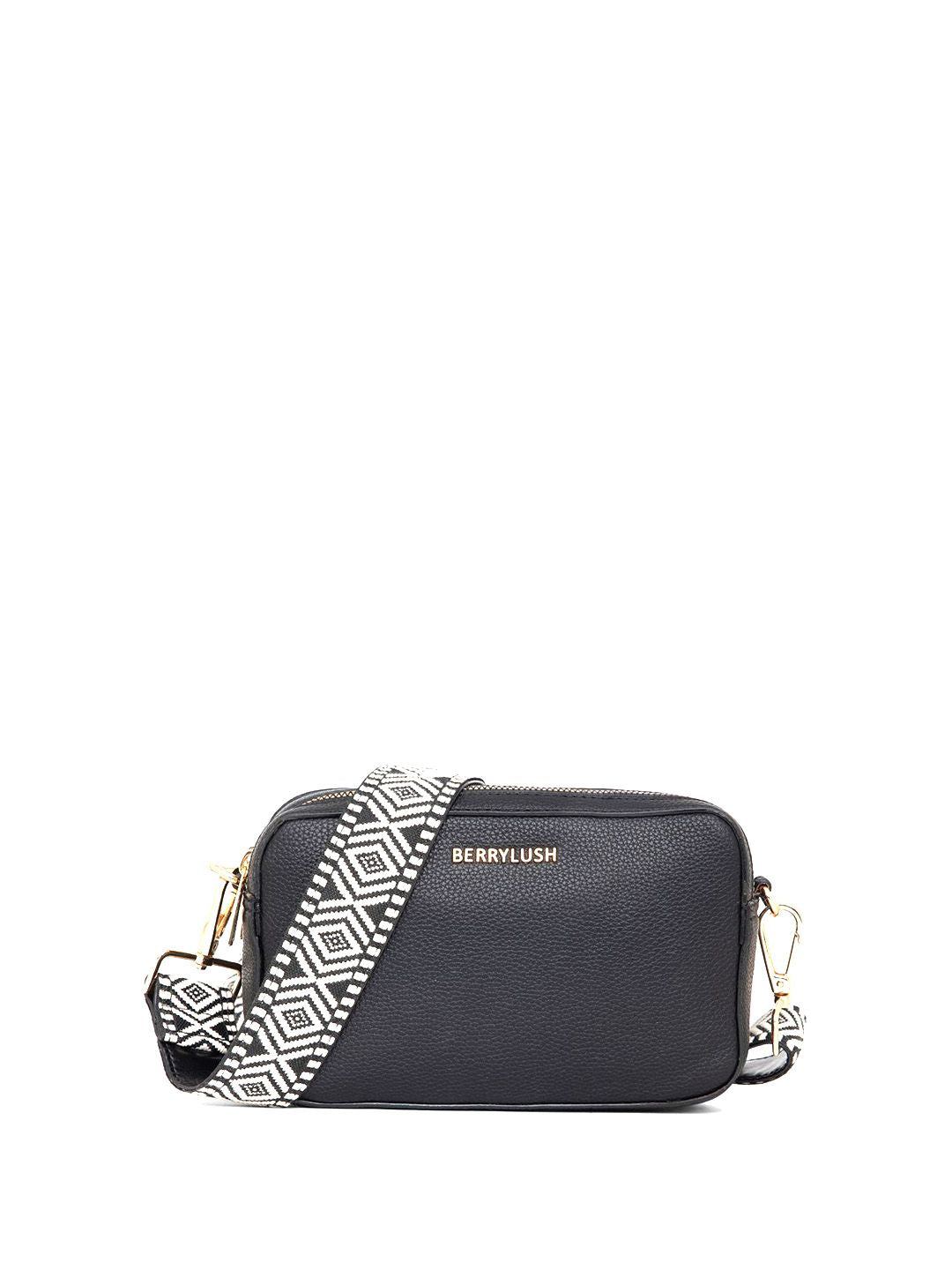 Berrylush Women Textured Solid Structured Sling Bag