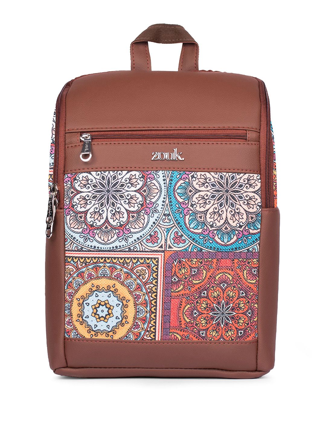 ZOUK Unisex Multicolor Mandala Print Amalia Daypack