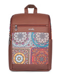 Zouk Unisex Multicolor Mandala Print Amalia Daypack