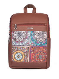 Zouk Unisex Multicolor Mandala Print Amalia Daypack