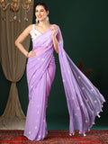 KALINI Floral Embroidered designer Saree with blouse piece