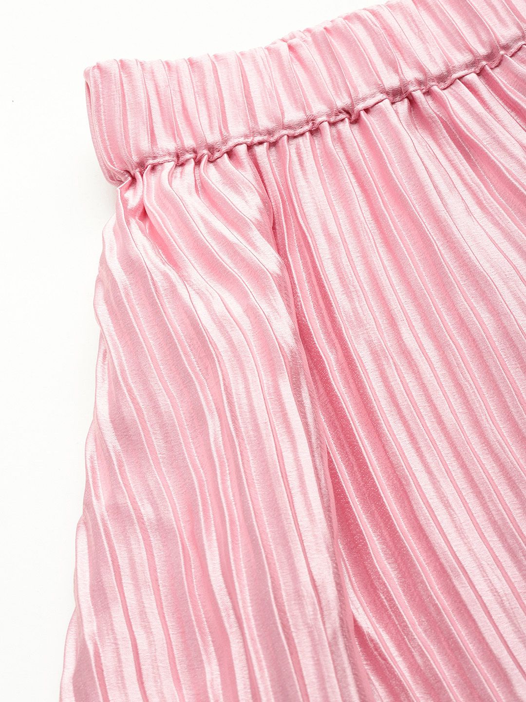 all about you Accordion Pleated A-Line Skirt
