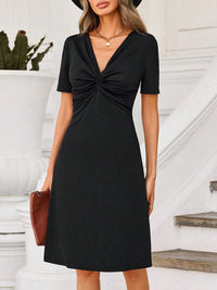 Dressberry Women V-Neck Fit and Flare Dress