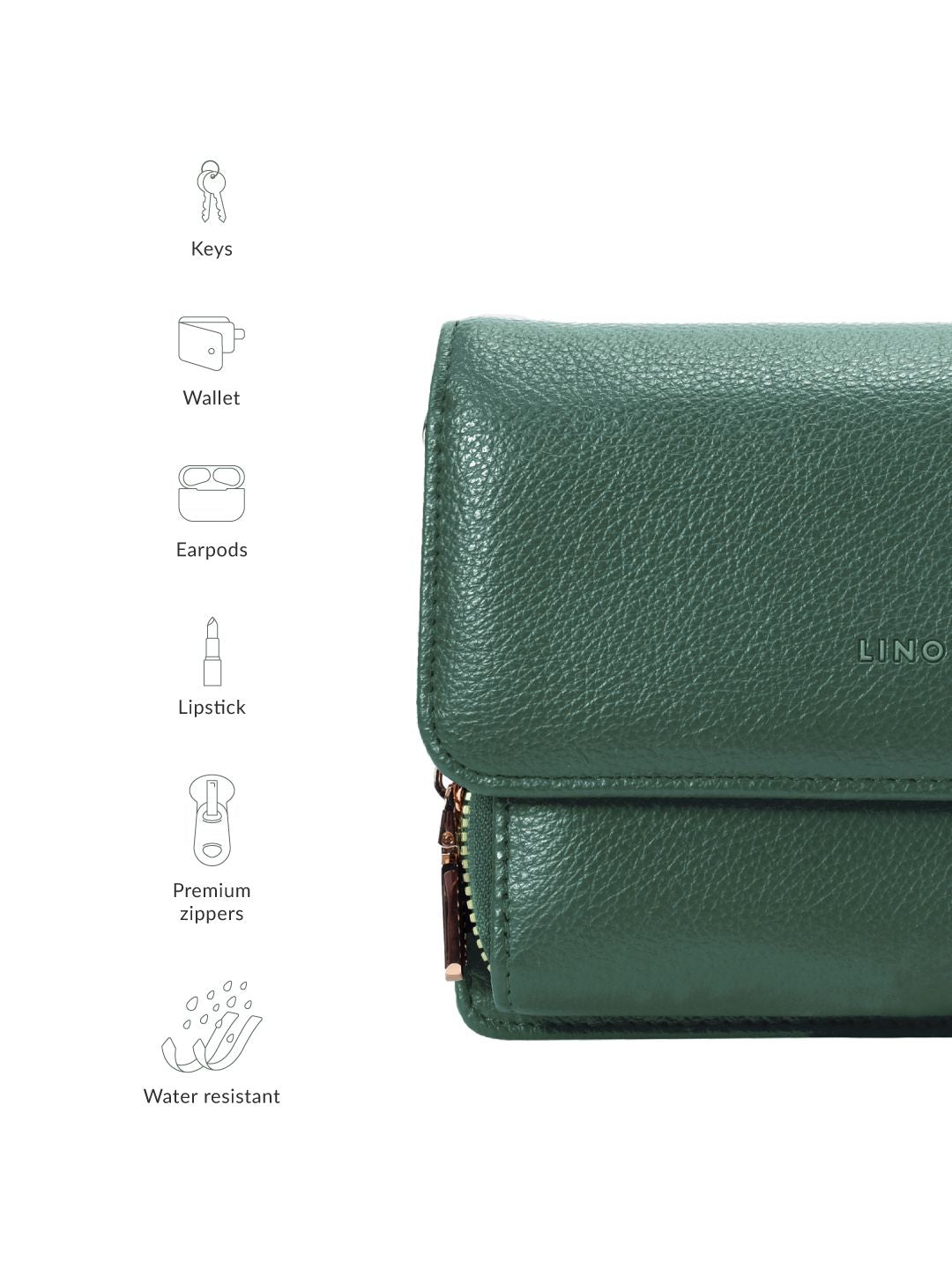 Lino Perros Structured Sling Bag