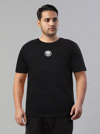 Bewakoof Pure Cotton Black Printed T-shirt